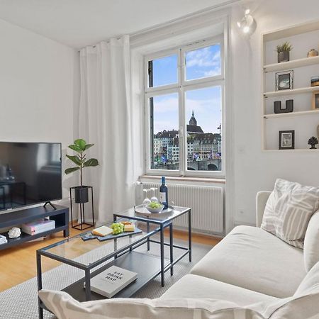 True Basel - Stadtwohnung I Rheinblick Екстериор снимка